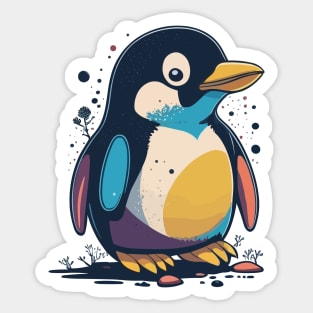 Penguin Portrait Sticker
